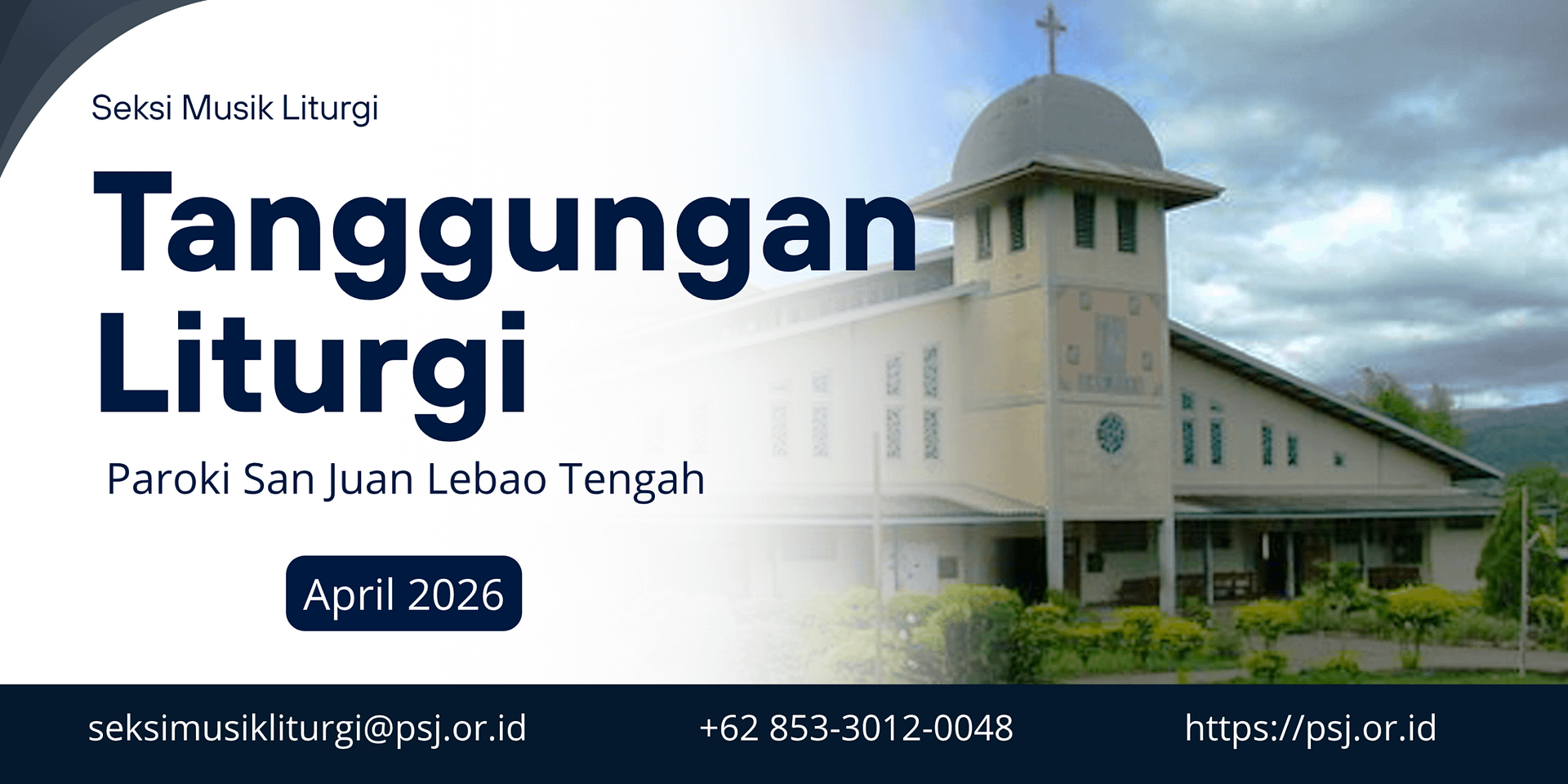 Tanggungan Liturgi April 2026